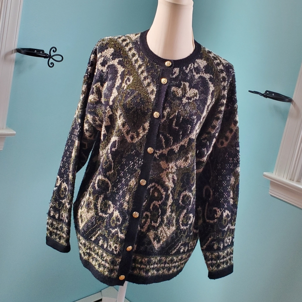 Made in the UK. Vintage St. Michael granny sweater